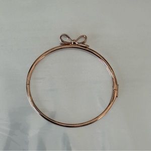 Kate Spade Rose Gold Bow Bracelet